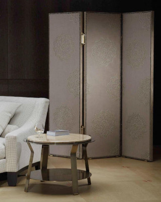 Metal screen with fabric partition room divider 3D Bellavista Collection