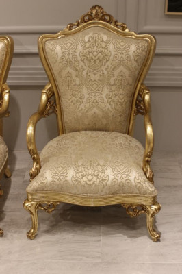 Designer sofa set 3+3+1 seater couch upholstered seating suite classic set new