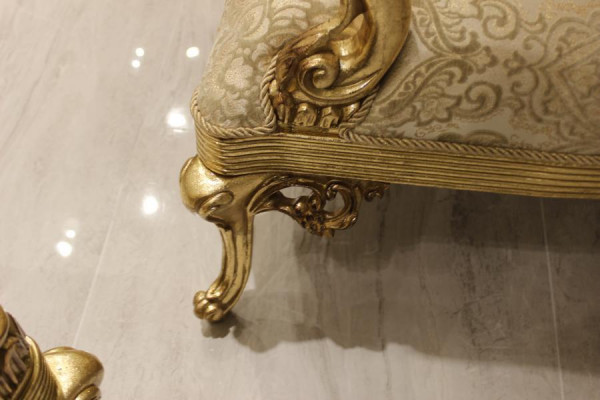 Designer sofa set 3+3+1 seater couch upholstered seating suite classic set new