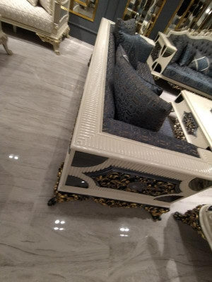 Luxurious set of two elegant 3-seater sofas made with high-quality materials sofa set