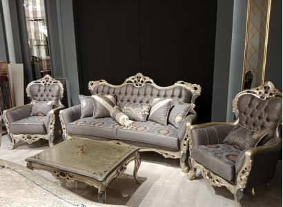 Classic sofa set 3+1+1+Coffeetable Sofa 2x Armchairs Coffeetable