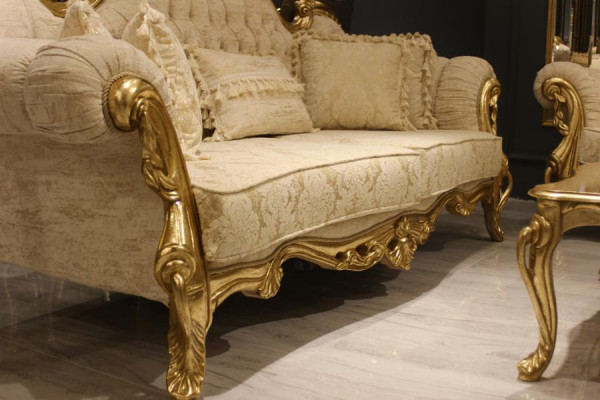 Designer sofa set 3+1 seater couch set textile complete living room set new