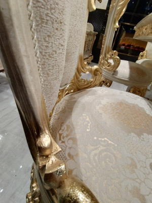 Chairs 4x chairs chair group upholstered chairs design furniture dining room textile chair