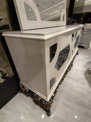 High-quality elegant dresser with mirror stylish appearance