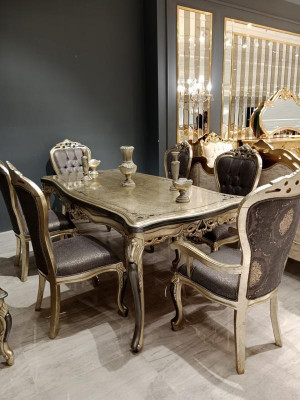 Exclusive dining room 4x chairs contemporary chairs gray dining chairs