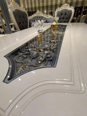 Elegant dining room table luxurious table glamorous dining table new