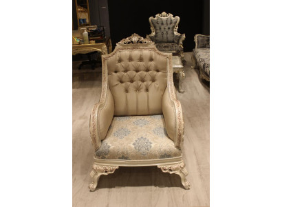 Modern chair with contemporary design, optimal seating position, chair beige new.