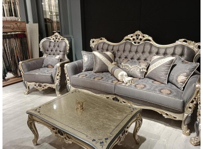 Luxury living room furniture armchair high-quality armchair armchair gray new relax