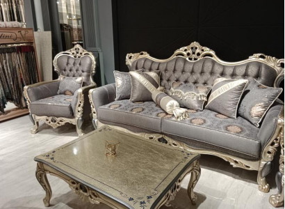 Luxury living room furniture armchair high-quality armchair armchair gray new relax