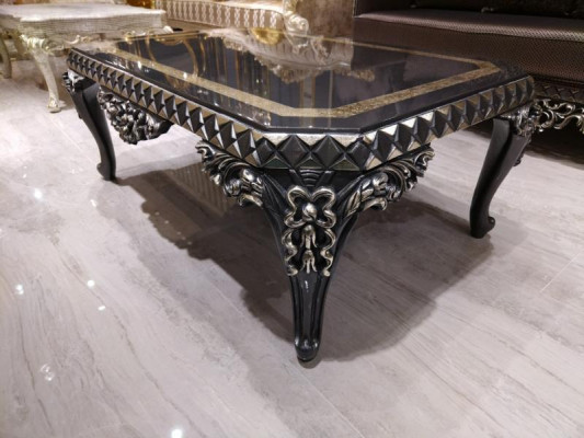 Design luxury coffee table living room coffee table modern wooden coffee table