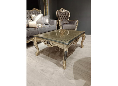 Classic coffee table living room furniture elegant coffee table gold new