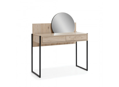 Brown makeup table mirror modern dressing table luxury wood furniture