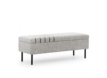 Modern gray bedroom bench luxurious bed bench wooden frame new