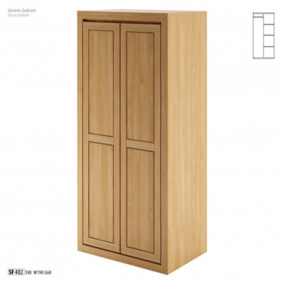 Wardrobe oak cabinet solid wood massive bedroom wardrobe cabinets new