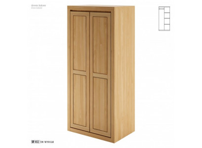 Wardrobe oak cabinet solid wood massive bedroom wardrobe cabinets new