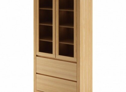 Modern display cabinet, showcase, handcrafted solid wood cabinets, solid oak wood.