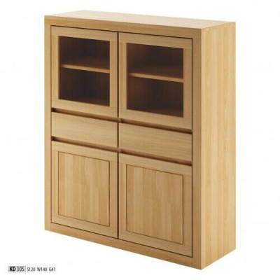 Handmade wooden sideboard sideboard made of real wood shelf living room