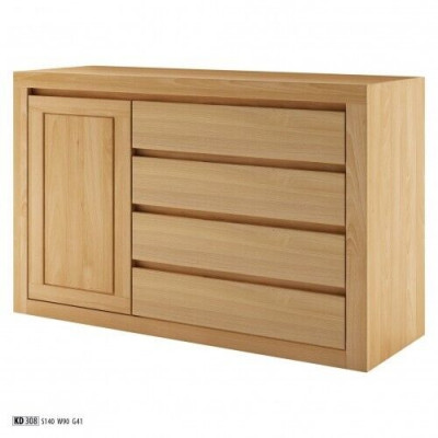Sideboard dresser made from solid wood cabinets, real wood 140x90cm dressers cabinet oak