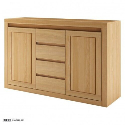 Sideboard Dresser Solid Wood Cabinets Real Wood Oak 140x90cm Dressers Cabinet