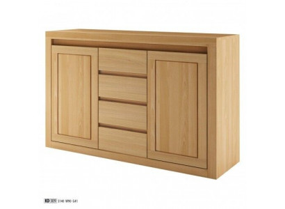 Sideboard Dresser Solid Wood Cabinets Real Wood Oak 140x90cm Dressers Cabinet