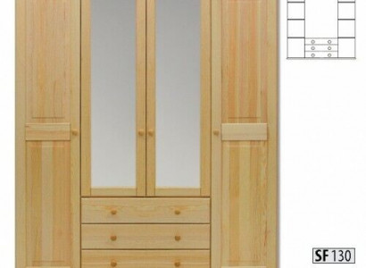 Wardrobe Cabinets Cabinet Wall Unit 4 Doors Wood Furniture Bedroom New