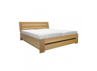 Solid wood bed genuine wood bed beds bedroom hotel country style massive furniture