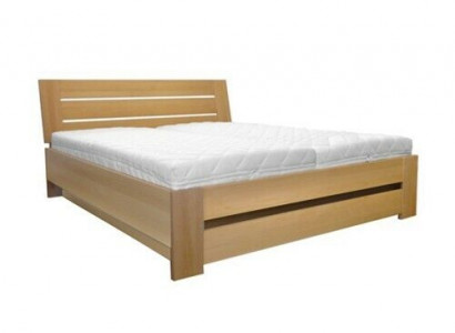 Solid wood bed genuine wood bed beds bedroom hotel country style massive furniture