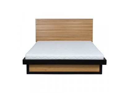 Bed double bed oak marital bed wooden bed 120x200 bed frame solid furniture beds