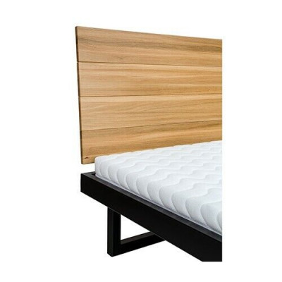 Bed double bed oak marital bed wooden bed 120x200 bed frame solid furniture beds