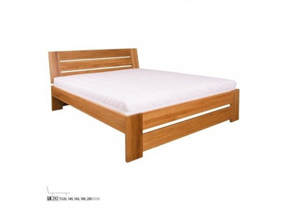 Bed double bed oak marital bed wooden bed 200x200 bed frame massive furniture beds