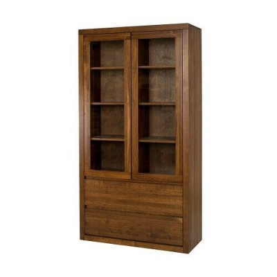 Showcase cabinet shelf, wooden cabinet system, shelving living room glass cabinet