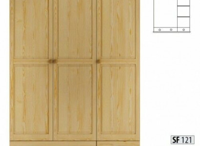 Classic wardrobe closet solid country-style pine cabinets new