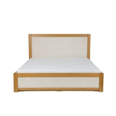Solid Wood Double Bed, Beech Wood Bedroom Furniture, Wooden, New, 180x200cm