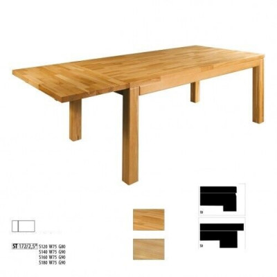 Conference table made of natural wood, solid wood dining table, handcrafted dining room