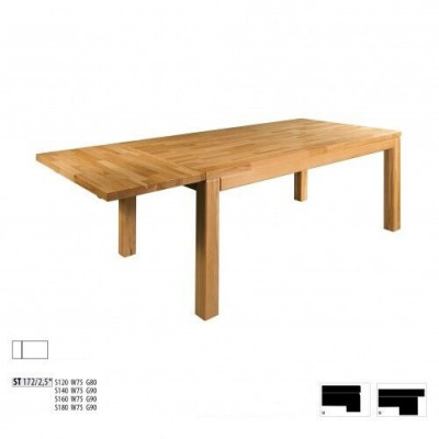 Conference table made of natural wood, solid wood dining table, handcrafted dining room
