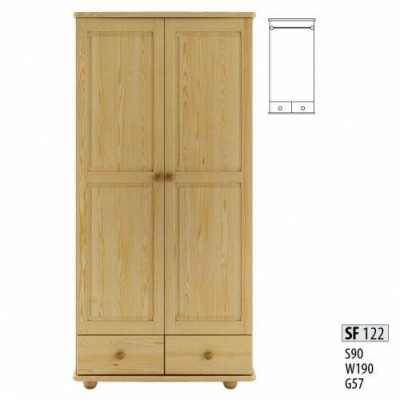 Wood wardrobe closet wardrobe bedroom solid wood furniture wood cabinets