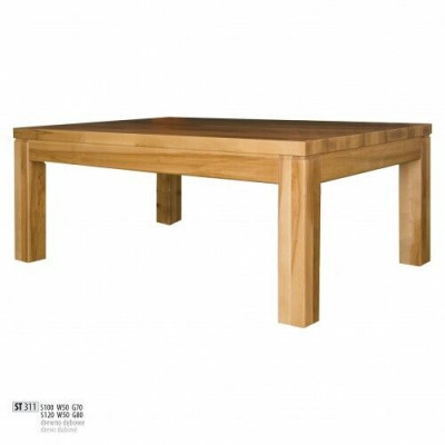 Side Table Coffee Table Solid Wood Furniture Oak 100x70cm New Tables