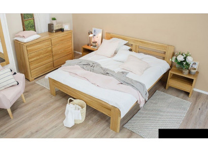 Solid Wood Bed 180x200 Double Bed Beech Solid Real Wooden Bed Full Solid Wood Bed New