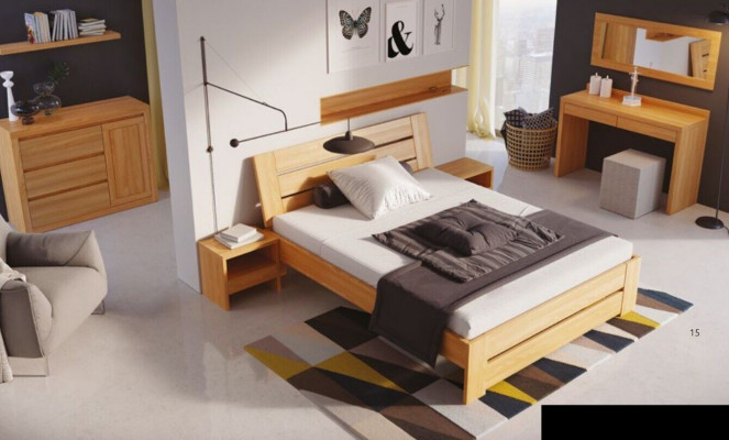 Wood Bed Genuine Wood Beds Bedroom Hotel 180x200 Style Solid Furniture