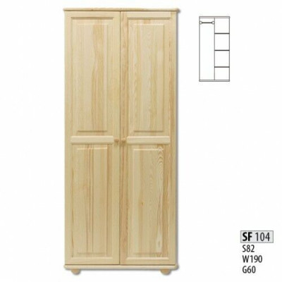Wardrobe Massive Cabinets Wood Furniture Cabinet Country Style Bedroom