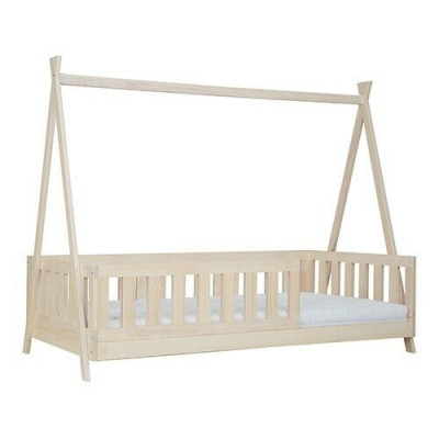 Wooden Bed Real Wood Bed Canopy Bed Hotel 90x200 Style Solid Furniture New