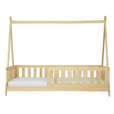Wooden Bed Real Wood Bed Canopy Bed Hotel 90x200 Style Solid Furniture New