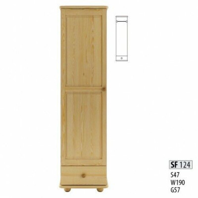 Wardrobe Bedroom Wood Cabinets Pine Wardrobe Solid Furniture
