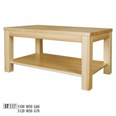 Wooden table coffee tables made of wood solid living room furniture 120x70cm solid tables
