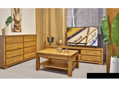 Side Table Coffee Table Real Wood Solid Furniture Oak 120x80cm New Tables