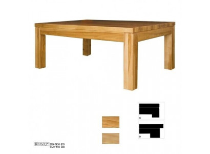 Coffee table wooden table solid wood tabletop side table table 120x80 coffee tables