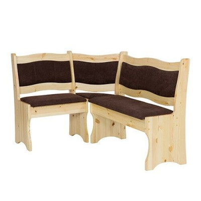 Corner bench solid wood pine dining room country house handmade corner benches new