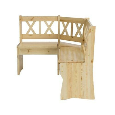 Corner bench wooden bench massive benches kitchen dining area solid wood wood furniture new corner seat