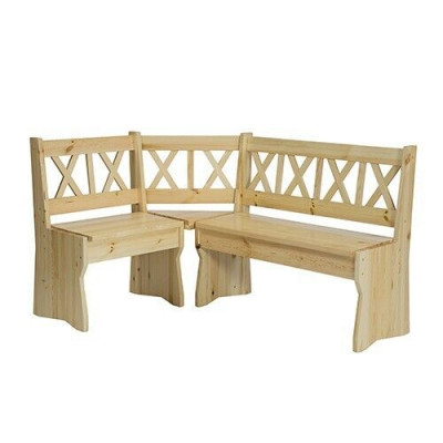 Corner bench wooden bench massive benches kitchen dining area solid wood wood furniture new corner seat