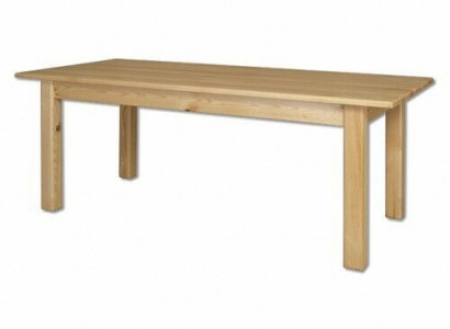 Table Dining Table Solid Furniture Dining Room 200x90cm Real Wood Solid Wood New Tables